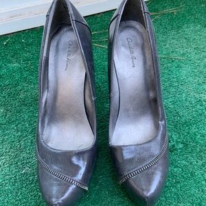 Zipper Design Hi Heels